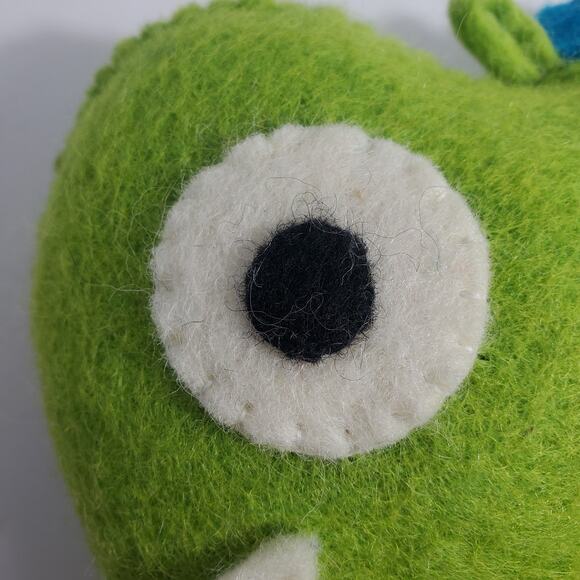 Monster Dinosaur Tooth Fairy Pillow Pouch Unisex Wool 6.5"x7.5" - Picture 9 of 10